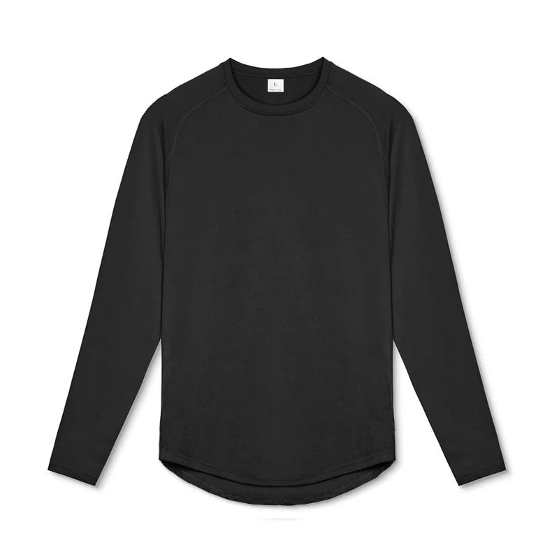 Camiseta Masculina Fitness Manga Longa