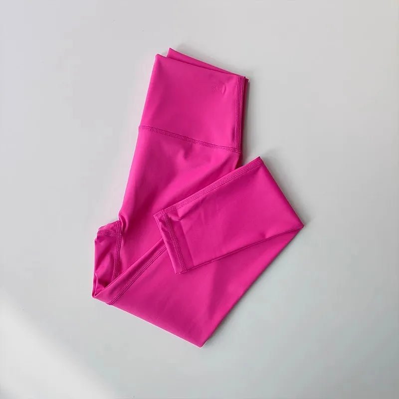 Conjunto Fitness Feminino - Top Cropped e Legging Cintura Alta Respirável