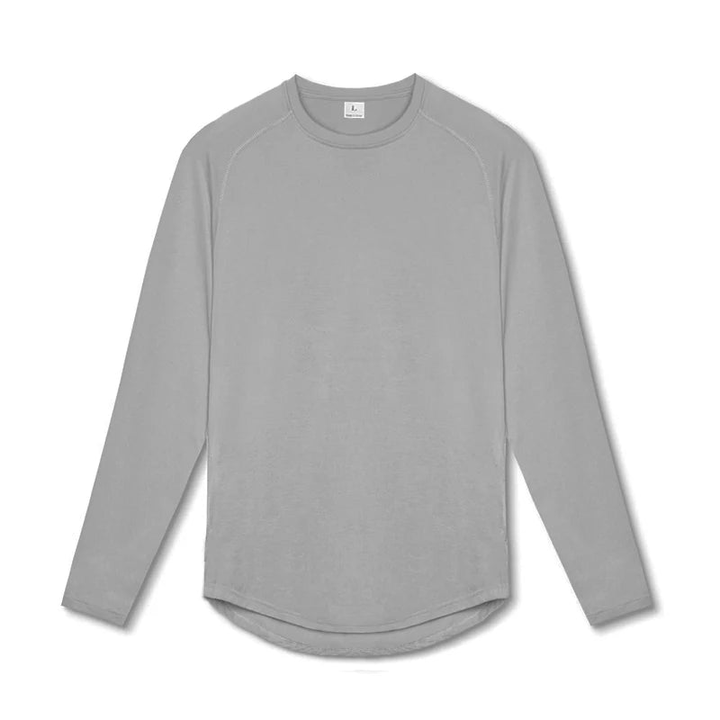 Camiseta Masculina Fitness Manga Longa