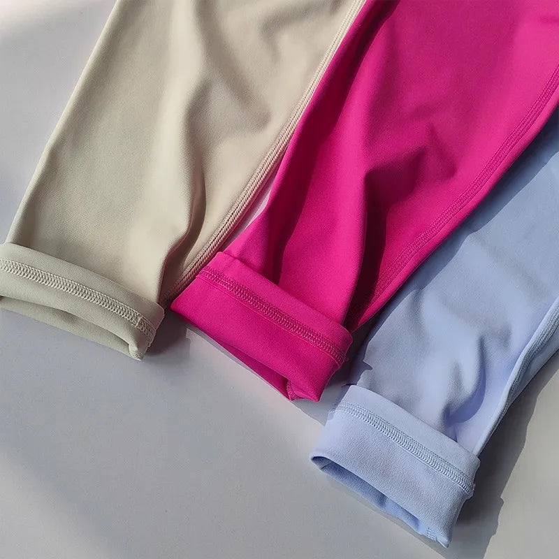 Conjunto Fitness Feminino - Top Cropped e Legging Cintura Alta Respirável